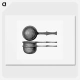 アートポスター-Scoop with Bronze Sieve
 - 大英図書館 Poster.
