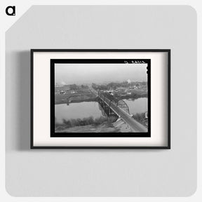 アートポスター-Untitled photo, possibly related to: Sugar beet factory along Snake River - ドロテア ラング Poster.