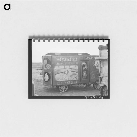 アートメモ帳-Harvesting Wheat, Walla Walla County
 - ラッセル リー Memo.