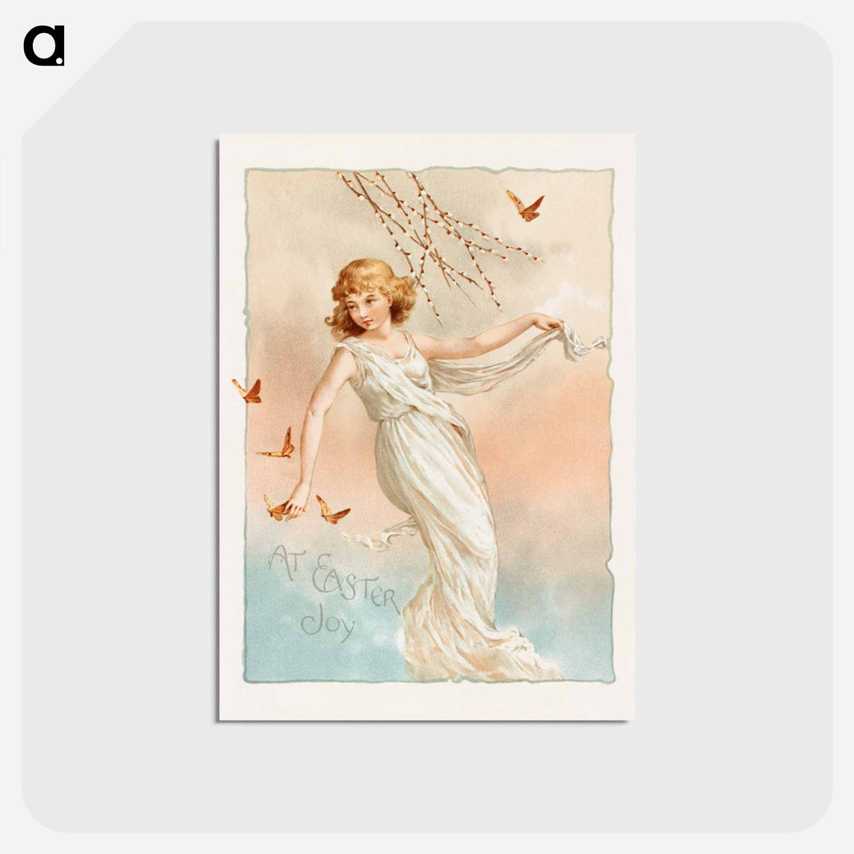 アートポストカード-At Easter Joy
 - ボストン公共図書館 Postcard.