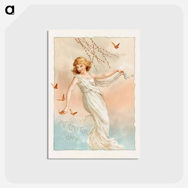アートポストカード-At Easter Joy
 - ボストン公共図書館 Postcard.