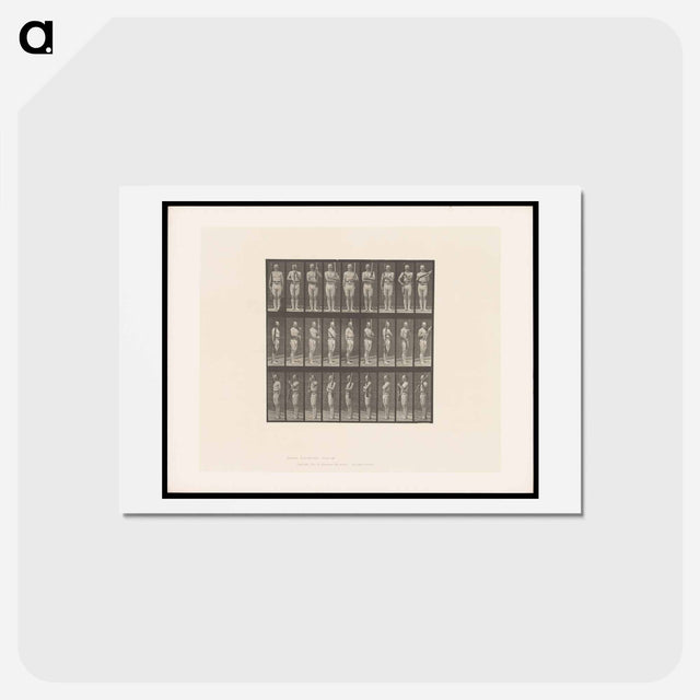 アートポストカード-Man with Rifle
 - エドワード マイブリッジ Postcard.