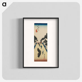 アートポスター-Evening View of Kasumigaseki
 - 歌川 広重 Poster.