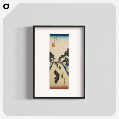アートポスター-Evening View of Kasumigaseki
 - 歌川 広重 Poster.