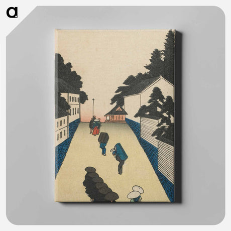 アートパネル-Evening View of Kasumigaseki
 - 歌川 広重 Canvas.