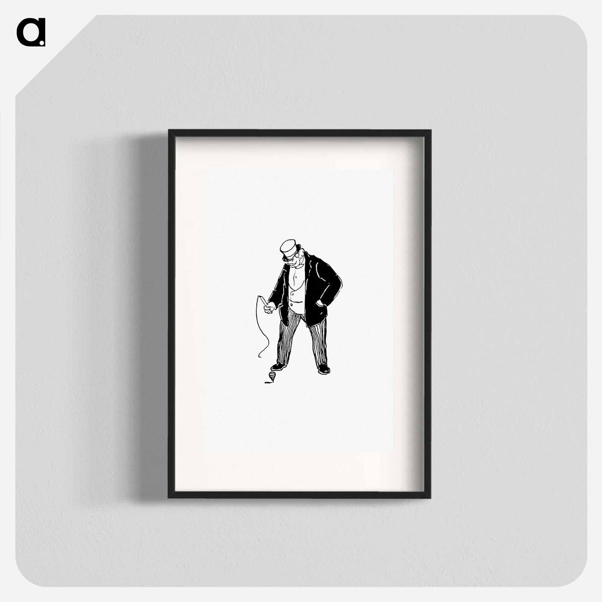 アートポスター-Man with a Toy
 - 大英図書館 Poster.