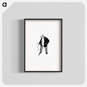 アートポスター-Man with a Toy
 - 大英図書館 Poster.
