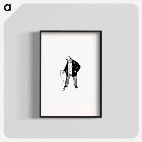 アートポスター-Man with a Toy
 - 大英図書館 Poster.