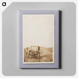 アートパネル-Two Men Cranking an Automobile
 - セントルイス美術館 Canvas.