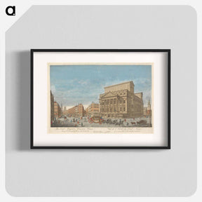 アートポスター-The Lord Mayor's Mansion House, shewing the Front of the House & the West Side
 - イェール大学アートギャラリー Poster.