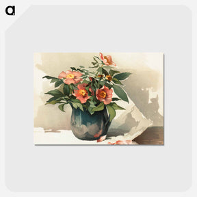 アートポストカード-Two Florals
 - ボストン公共図書館 Postcard.