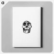 アートパネル-Skull from Voyages and Adventures in Equatorial Africa
 - 大英図書館 Canvas.