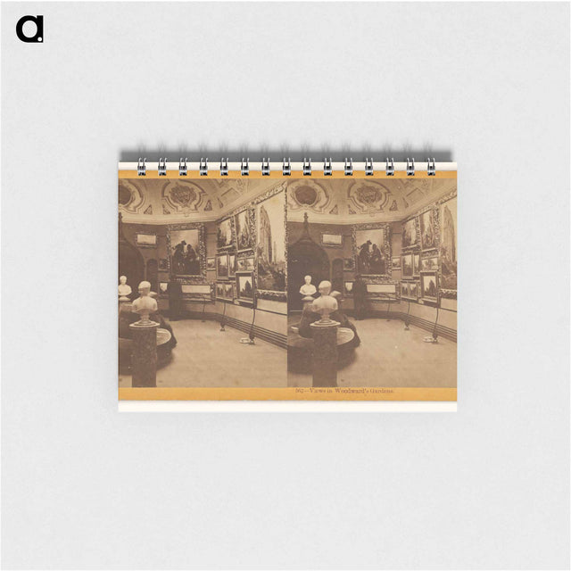 アートメモ帳-Views in Woodward's Gardens
 - エドワード マイブリッジ Memo.