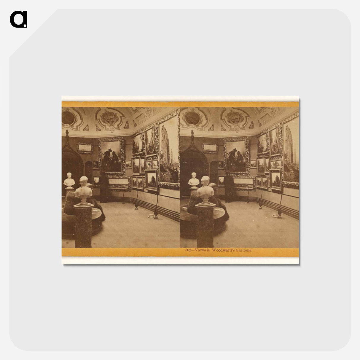 アートポストカード-Views in Woodward's Gardens
 - エドワード マイブリッジ Postcard.