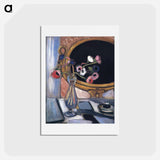 アートポストカード-Anemone and Mirror - アンリ マティス Postcard.