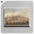 アートパネル-North West View of Blithfield; Staffordshire, the Seat of the Right Hon'ble, Lord Bagot
 - イェール大学アートギャラリー Canvas.