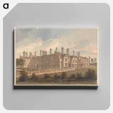 アートパネル-North West View of Blithfield; Staffordshire, the Seat of the Right Hon'ble, Lord Bagot
 - イェール大学アートギャラリー Canvas.