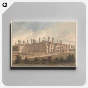 アートパネル-North West View of Blithfield; Staffordshire, the Seat of the Right Hon'ble, Lord Bagot
 - イェール大学アートギャラリー Canvas.