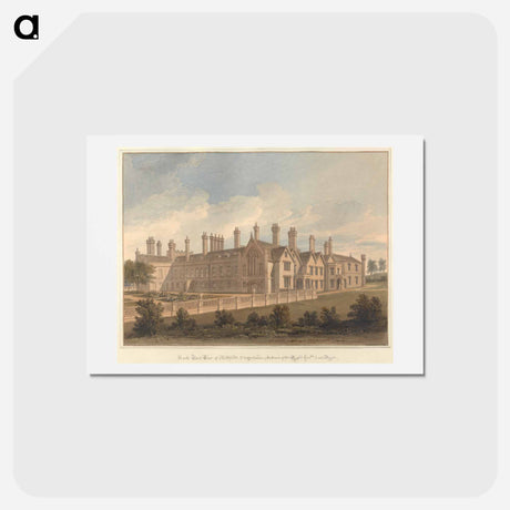 アートポストカード-North West View of Blithfield; Staffordshire, the Seat of the Right Hon'ble, Lord Bagot
 - イェール大学アートギャラリー Postcard.