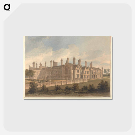 アートポストカード-North West View of Blithfield; Staffordshire, the Seat of the Right Hon'ble, Lord Bagot
 - イェール大学アートギャラリー Postcard.