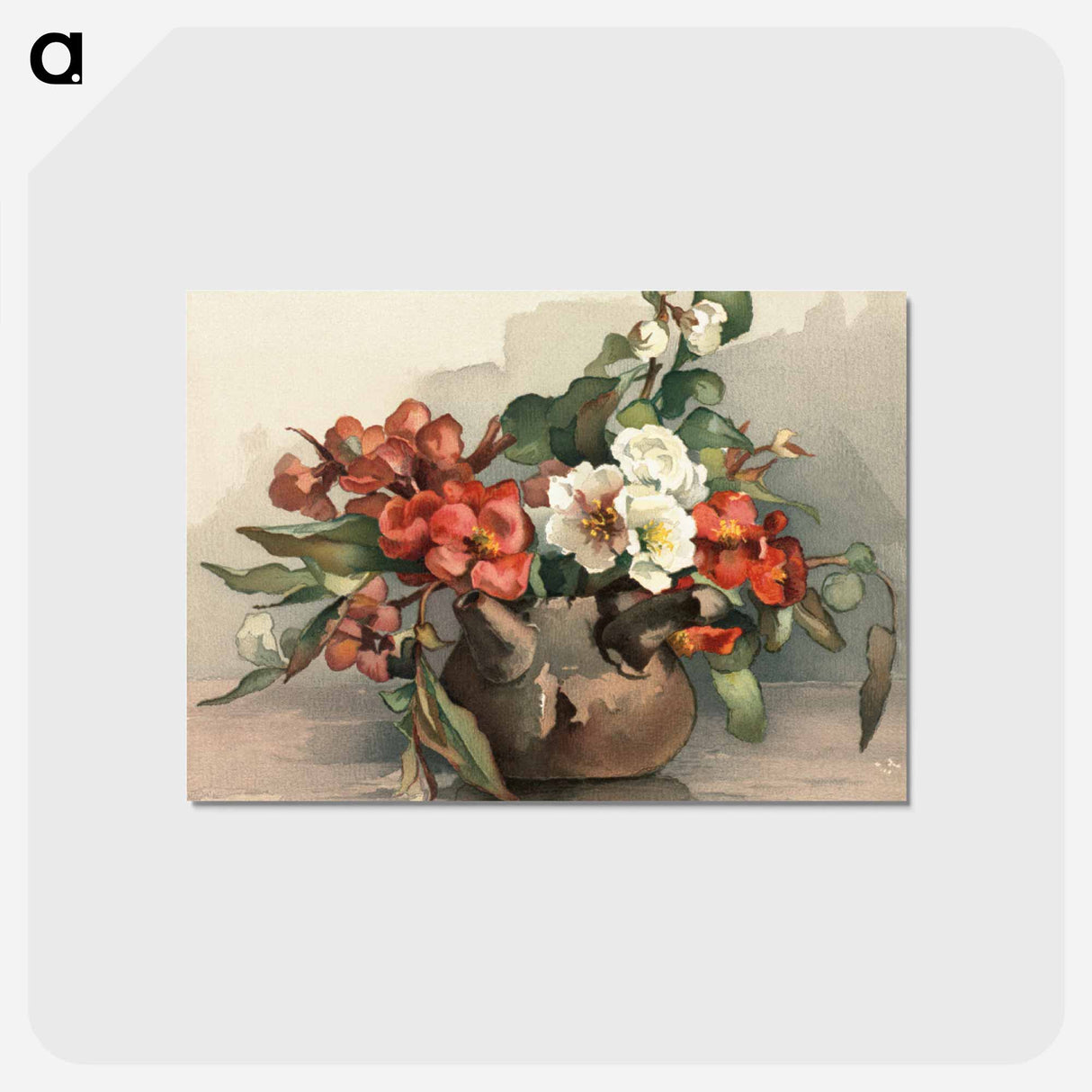 アートポストカード-Two Florals
 - ボストン公共図書館 Postcard.