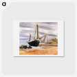 アートポストカード-Boats at Etretat - アンリ マティス Postcard.