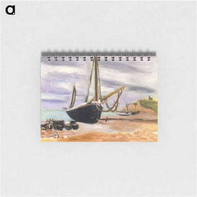 アートメモ帳-Boats at Etretat - アンリ マティス Memo.