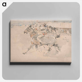 アートパネル-Barnett Fair, putting him through his paces
 - イェール大学アートギャラリー Canvas.