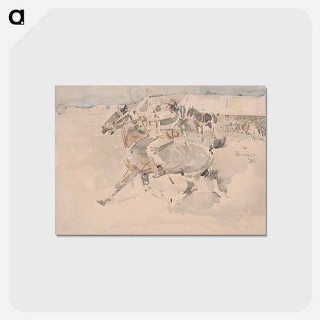 アートポストカード-Barnett Fair, putting him through his paces
 - イェール大学アートギャラリー Postcard.