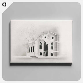 アートパネル-A Gothic Church by Moonlight
 - クリーブランド美術館 Canvas.