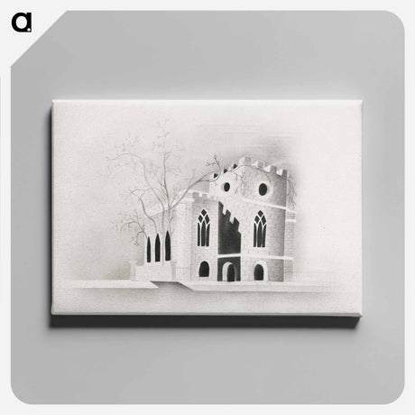 アートパネル-A Gothic Church by Moonlight
 - クリーブランド美術館 Canvas.