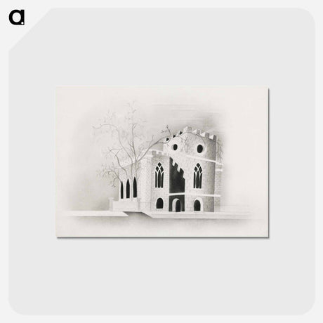 アートポストカード-A Gothic Church by Moonlight
 - クリーブランド美術館 Postcard.