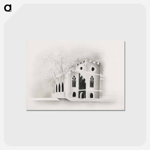 アートポストカード-A Gothic Church by Moonlight
 - クリーブランド美術館 Postcard.