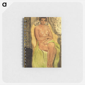 アートメモ帳-Nude in an Armchair, Legs Crossed - アンリ マティス Memo.