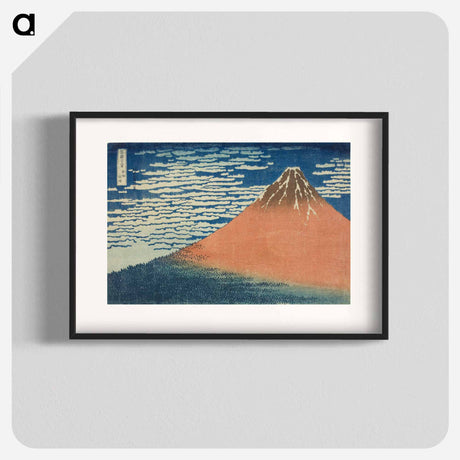 アートポスター-Hokusai's Thirty-six Views of Mount Fuji - 葛飾 北斎 Poster.