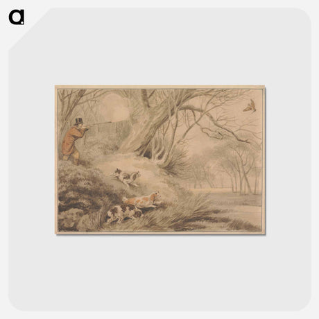 アートポストカード-Woodcock Shooting
 - イェール大学アートギャラリー Postcard.