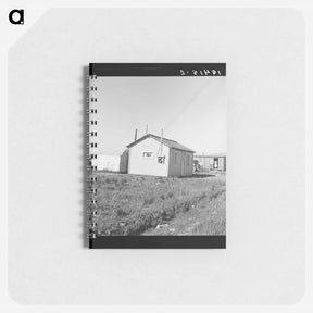 アートメモ帳-Housing for rapidly growing settlement of lettuce workers on fringes of town. Salinas, California. - ドロテア ラング Memo.