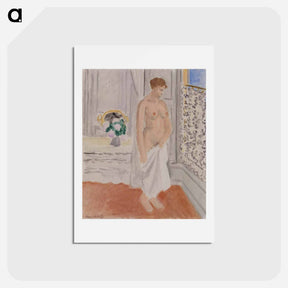 アートポストカード-Standing Nude near Window - アンリ マティス Postcard.