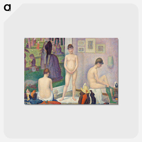 アートポストカード-Models (Poseuses)
 - バーンズ・コレクション Postcard.