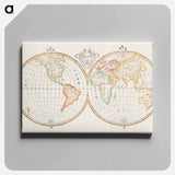 アートパネル-Chinese World Map
 - ボストン公共図書館 Canvas.