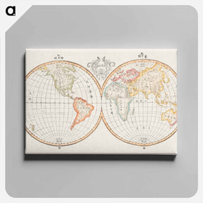 アートパネル-Chinese World Map
 - ボストン公共図書館 Canvas.