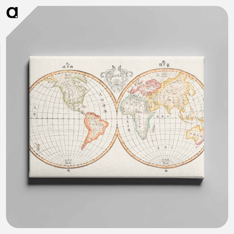 アートパネル-Chinese World Map
 - ボストン公共図書館 Canvas.