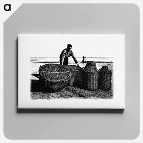 アートパネル-Balearic Fisherman
 - 大英図書館 Canvas.