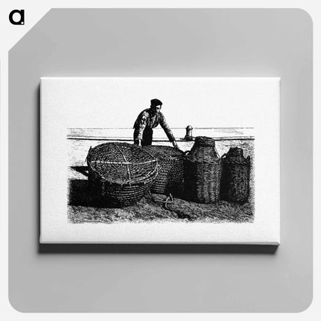 アートパネル-Balearic Fisherman
 - 大英図書館 Canvas.