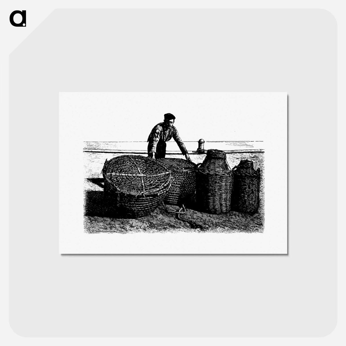 アートポストカード-Balearic Fisherman
 - 大英図書館 Postcard.