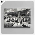 アートパネル-Ship-Building, Gloucester Harbor
 - クリーブランド美術館 Canvas.