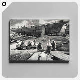 アートパネル-Ship-Building, Gloucester Harbor
 - クリーブランド美術館 Canvas.