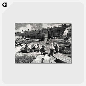 アートポストカード-Ship-Building, Gloucester Harbor
 - クリーブランド美術館 Postcard.