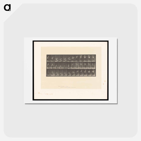 アートポストカード-Woman with Basket
 - エドワード マイブリッジ Postcard.