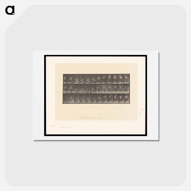 アートポストカード-Woman with Basket
 - エドワード マイブリッジ Postcard.